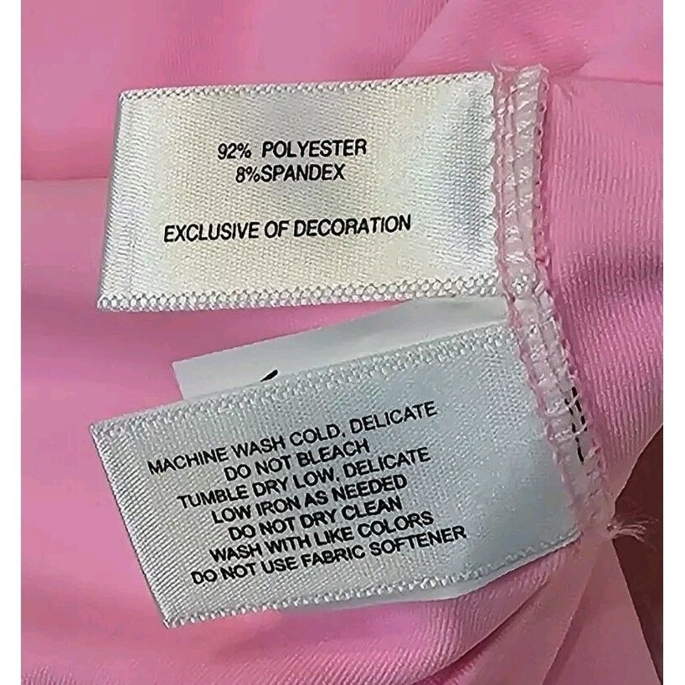 Annika Cutter & Buck Womens S/P Pink Gray White Golf Polo Shirt 4 Button - Picture 11 of 12